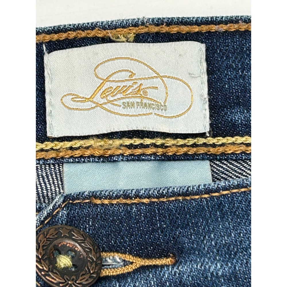 Levi's 515 Skimmer Capri Jeans Mid Rise Stretch Denim Classic 6 90S y2k Spring - Picture 8 of 12